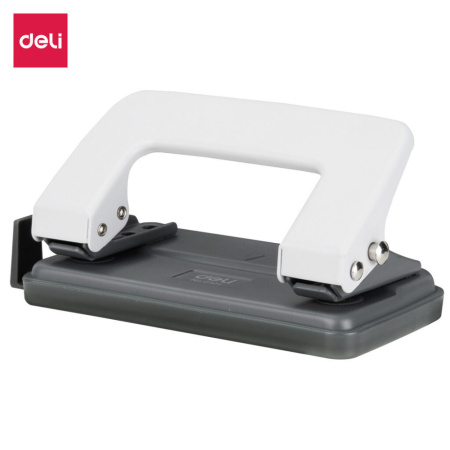 Дырокол Deli  10 лист., металл, ассорти