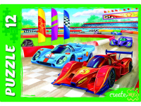 Пазл 12 элементов 17*13см "Крутой вираж"