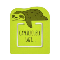 Набор закладок картонных фигурных "Панда и ленивец" 5*6см