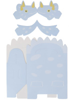 Подарочная коробка 17*18*4,5 см "Динозавр" 2 цвета