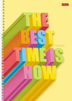 Тетрадь А4  96л кл. гребень Hatber  "Headline" ТОНИР.БЛОК КРЕМОВЫЙ