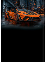 Блокнот А7 7БЦ  64л "Красивые автомобили - 7" клетка, глянц.лам.