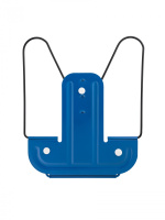 Подставка для книг, полностью металл, синяя