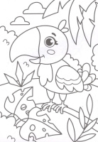 Раскраска "Маленькая раскраска. Милые зверята" А5 16стр.