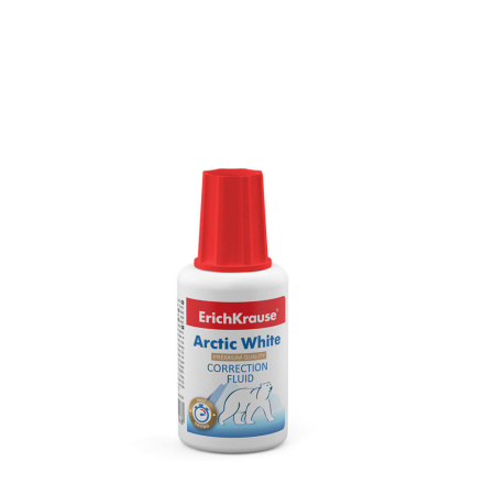 Корректирующая жидкость ЕК Arctic white 20мл. спирт. осн.