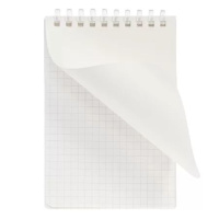 Записная книжка А6 пластик, эластичн.гребень, 80л. "Natural flowers" тисн.фольгой