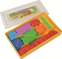 Касса цифр "Учись считать" пластик.