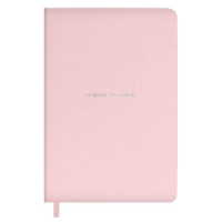 Планинг школьный обл. кожзам, тв.пер. "Плонже розовый" ляссе, 80 л.