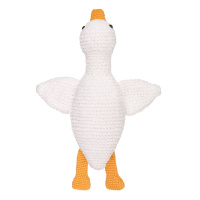 Набор для вязания игрушки "Пушистый гусь" 14+