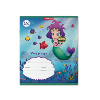 Тетрадь А5 12л кл. Erich Krause "Русалочка"