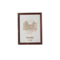 Фоторамка дерево 18*24см. №1702 (Темно-коричневая)