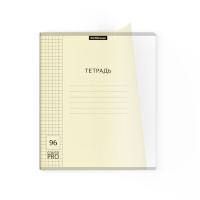 Тетрадь А5  96л кл. Erich Krause "CoverPrо Pastel,", пластик. обложка, желтая