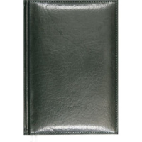 Ежедневник дат. 2024г А5 Attomex. Visa 352стр., темно-зеленый ,тв.обл.,кожзам.,2ляссе,70г/м2