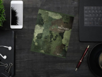 Тетрадь А5  96л кл. ПЗБМ "МилитариТач" софт-тач, белизна 100%