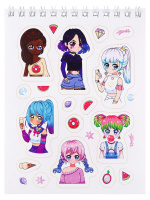 Альбом наклеек А6 8 стр., "Мои штучки" Альбом наклеек А6 8 стр., "Мои штучки"