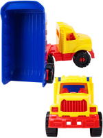 Машинка 31см "Бизон" с прицепом