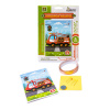 Набор для создания открытки со светодиодными лампочками "Пожарная машина" 14+