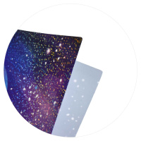 Папка уголок А4 "Мечтай" 220*310мм, пластик, голограф.печать, УФ-печать