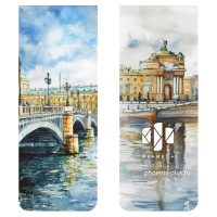 Набор закладок магнитных  2шт., "Храм" 30*80мм