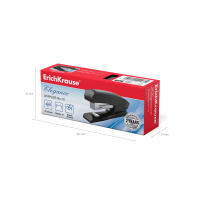 Степлер ЕК №10 до 15л. ELEGANCE чёрный