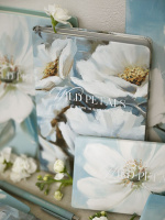 Ежедневник дат. 2026г А5 176л., кожзам, интегр.пер. "Petals" ляссе