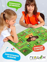 Игра с фишками 595*420мм "Чебурашка"