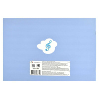 Тетрадь для нот А4 16л., гориз., скоба "Гитара"