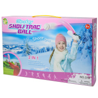 Игрушка для лепки и бросания снежков и  шариков 40см, 5 шариков в компл. цвет розовый