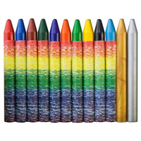 Мелки восковые ЛУЧ Волшебная палитра 12цв, круглые, 8*90мм