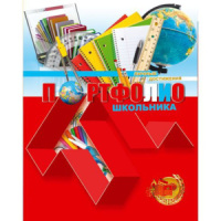 Портфолио школьника "Личные достижения", на кольцах, 20 файлов,10 вкладышей