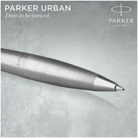 Parker Urban Core Шариковая ручка  Metro Metallic  CT M черные чернила