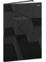 Тетрадь А4 7БЦ  80л кл. сшивка Проф-Пресс "Минимализм в черном - 1" глянц.лам.