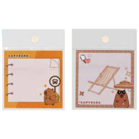 Бумага с липким краем  50л, "Капибара" 80*80мм