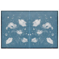 Алфавитная книга А6  80л 7БЦ "Розовые маки" вырубка, лин.