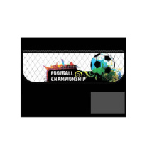 Папка для труда А4 1 отд. липучка, с ручками Яркий футбол