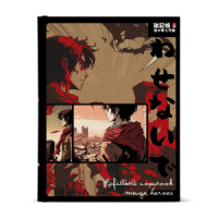 Тетрадь А5  80л кл. на кольцах Альт "Manga. Fantastic heroes"