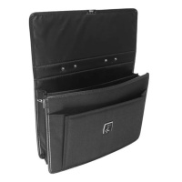 Портфель ткань Сосново 2 отд, карман, наплечный ремень, мет.замок