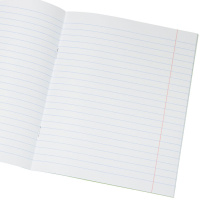 Тетрадь А5 18л лин.  Hatber "Зеленая", белизна 98%