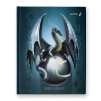 Блокнот А5 7БЦ  80л "Легенда о драконе" кл., глянц.лам.