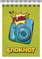 Блокнот А7  40л гребень "Гаджеты" кл., выб.твин -лак