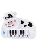 Пианино 20*17см "Коровка" батарейки  2*АА не в компл