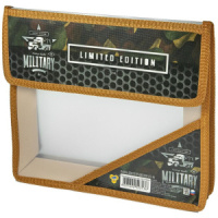 Папка д/тетрад. А5 (230*190*50) 2отд. на липучке, пластик "Разведка"