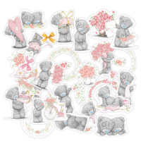 Декоративные элементы "С Новым Годом" картон 190г/м2, 13,5*9,5см 25шт.