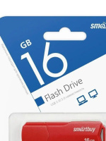 Флеш-драйв  16 GB USB 2.0 Smartbuy CLUE Red