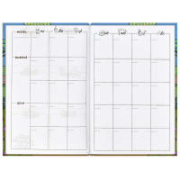 Блокнот А5 7БЦ 112л "Нежная акварель" глянц.лам., 3 вида бумаги