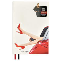 Ежедневник недат. А5 160л., кож.зам., мягк.пер. "Наппа Юлия Доган" тиснен., ляссе