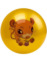 Мяч 25 см "Ассорти" полимерный БЕЗ НАДУВКИ