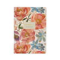 Записная книжка А5  40л. картон, мягк.пер. "Flora. Цветочная феерия" кл.