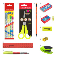 Настольный органайзер ЕК "Victoria" Neon Solid, желтый