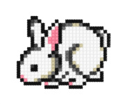 Конструктор 2D пластм. 529 дет. А5 "Кролик"